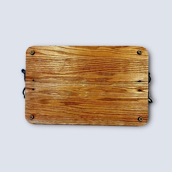 Arthur Court Rams Head Bamboo Platter Charcuterie and Carving Board - Picture 2 of 4